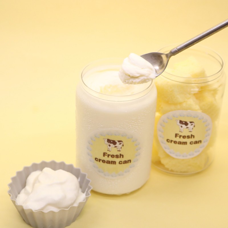 北海道十勝平野のflesh Cream缶